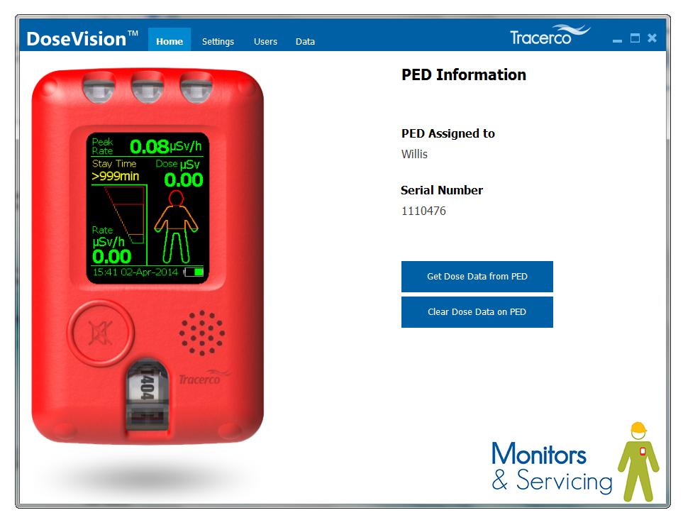 Radiation Monitoring Personal Electronic Dosimeter (PED) PED-IS PED+ Ideal for users who are not specially trained