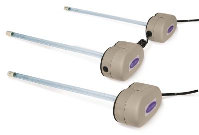 UV lights are mounted inside your system, near the indoor cooling coil, where