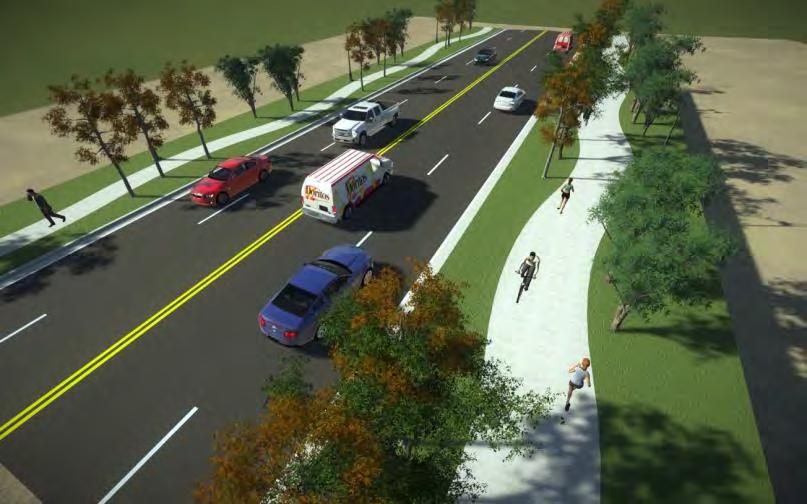 4.4 CONNECTIVITY CONCEPTS Overall Plan US 42 Rendered Concepts US 42 Overall Plan River Road Rendered Concepts River Road Pavement