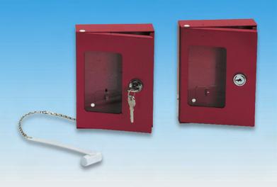 68 Fire Door Key Box 3 finishes are available to suit all keypad applications:- Anti-Vandal - All metal construction Vandal Resistant - Super impact black polymer with metal keytops (keypad matches