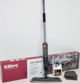 MAINTENANCE OF KÄHRS WOOD FLOS 18 SPRAY MOP KIT Complete cleaning kit for damp mopping of wooden floors.