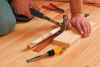 Make a diagonal cut down the center of the board from one end to the other of the