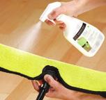 Frequency: As often as necessary 1 Step 2 Spray a small quantity of cleaner on your Mercier mop and swab a section of floor in the same direction as the floorboards.