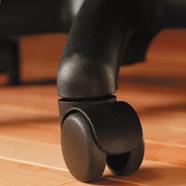 Avoid walking on flooring in footwear with cleats or metal-tipped soles. Recommendations Glue felt pads to the legs of furniture and chairs to avoid scratching flooring when objects are moved.