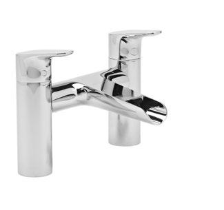 LUCCA Open Spout Basin Mixer with Click Waste* Min