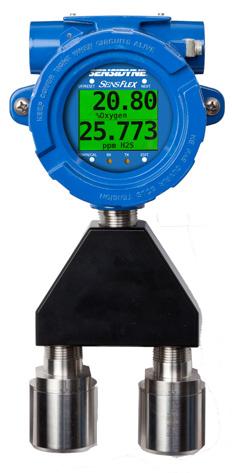 SensFlex-2 Dual Head Gas Detector for Application Versatility In SensFlex, a flexible and highly-capable set of features combine to provide dual-head point gas monitoring for lower cost and easier