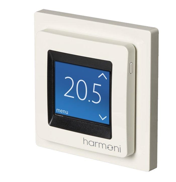 harmoni 50 Enable/Disable Timer 3.5 How to enable and disable the timer. 1. Press the button on the side of the thermostat. 2.