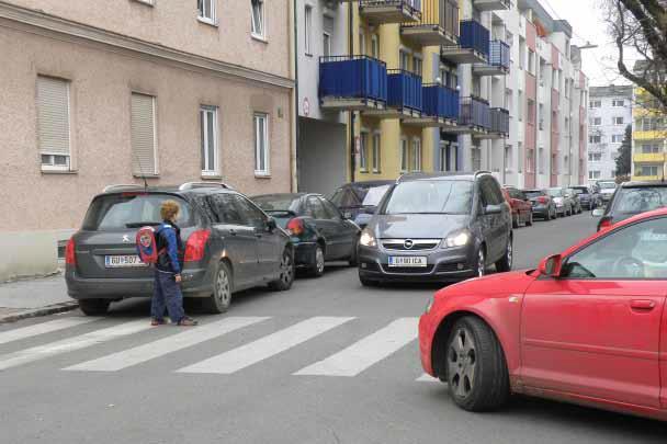 Parking management increases road safety