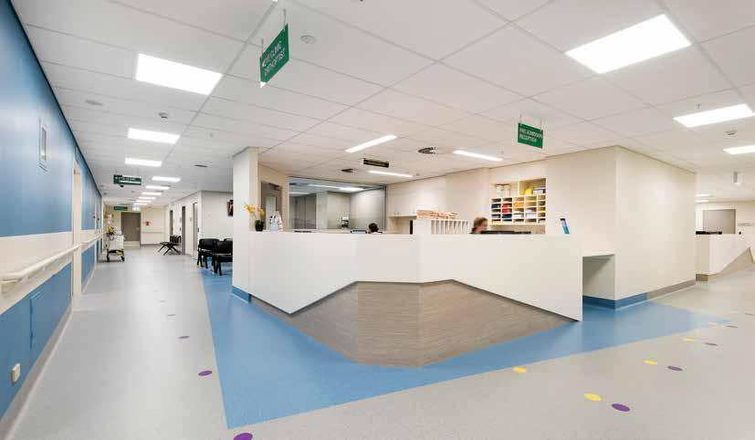 addressing all the technical requirements of hospital design and meet the stringent requirements of infection