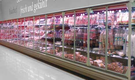 width of the display area. The harmonious transition points between the merchandisers enhance the visual appearance.