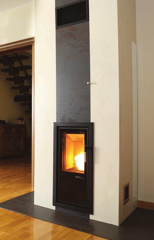 FELIX LONG AIR The air PELLET AND WOOD fireplace