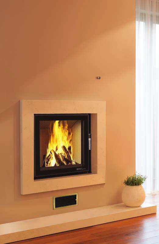 ALEX AIR The air PELLET AND WOOD fireplace with automatic firing up