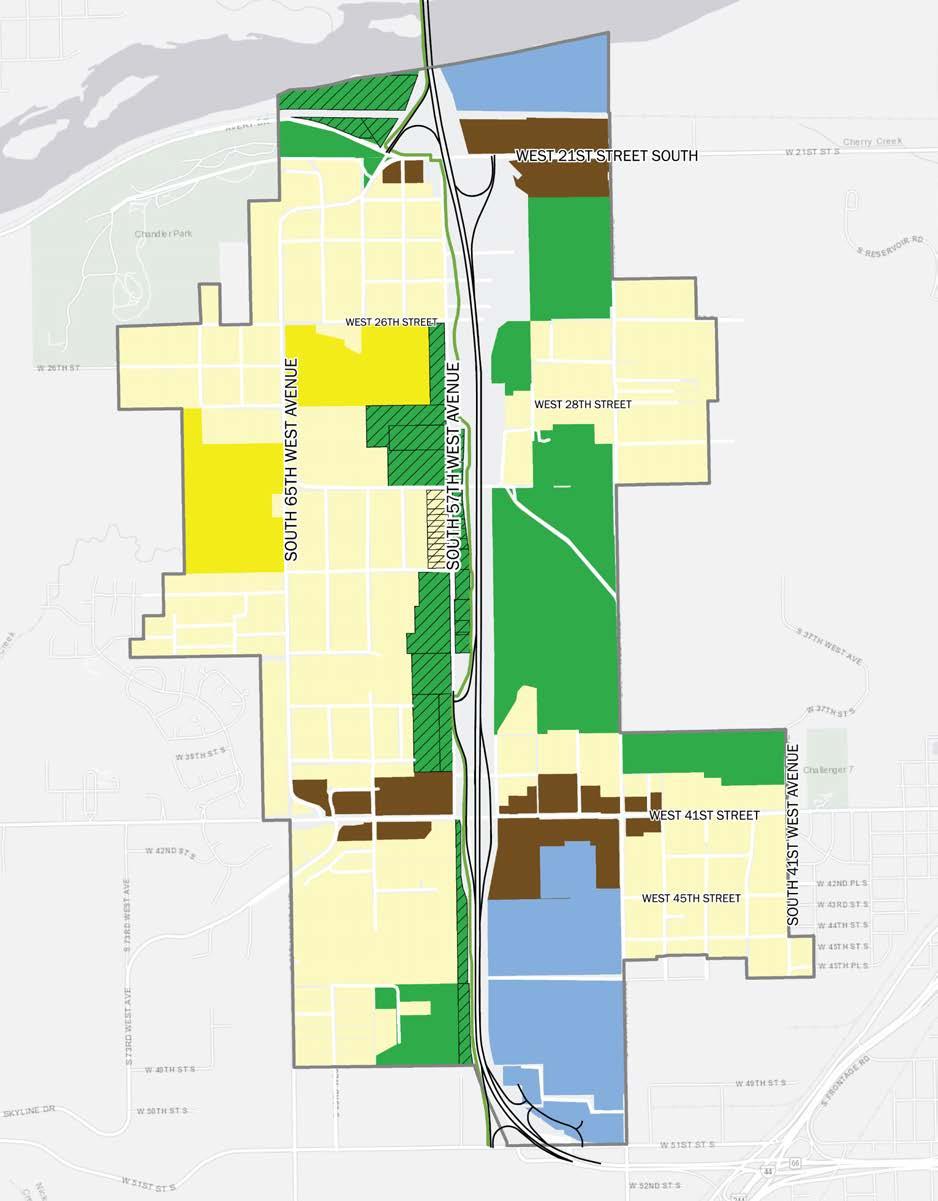 FUTURE LAND USE MAP MAP 2 LEGEND: FUTURE LAND USE Existing Neighborhood Employment Gilcrease Expressway New