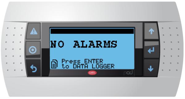 7.5 Alarms System 2500 controller provides both audible and visual alarm event log. Up to 200 event entries are automatically saved in a non-volatile memory area in descending order.