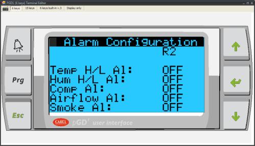 flow, etc. Sensor calibration offset Controller digital input setup CLAN network setup Manual control for each components Table 12 - Technician menu description 11.