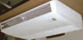 The system is fitted with a range of super quiet, indoor fan coil units in 13 different styles,