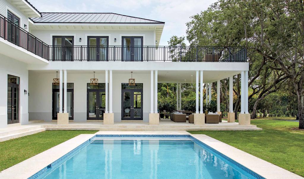Back & Forth A NEW MIAMI HOME NODS TO A GENTEEL OLD FLORIDA, WHILE MODERN TOUCHES PLACE IT FIRMLY IN THE PRESENT DAY.