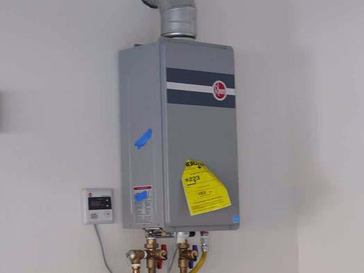 GHO Homes Corporation TANKLESS WATER HEATER Tankless water heaters heat your water as you need it, instead of continously heating a large tank of water, resulting in energy savings.