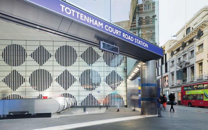 Designing and delivering a first for transport Crossrail is the first major transport project to integrate public realm with station design.