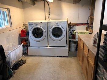 1. Location Basement family room Basement Laundry Room 2. Condition Ceiling and walls are in good condition overall.