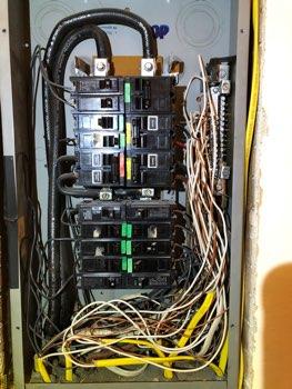 1. Electrical Electrical 1 200 AMP service, 4/0 Aluminum service entrance wires. 2. Grounding Electrical service is grounded and bonded. 3. Wiring Type Breaker system present.