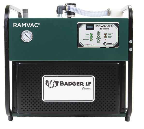 Badger LF, Bison, Bulldog Dry Vacuums With power and reliability in mind, RAMVAC designed the Bulldog, Bison, and Badger LF dry vacuum