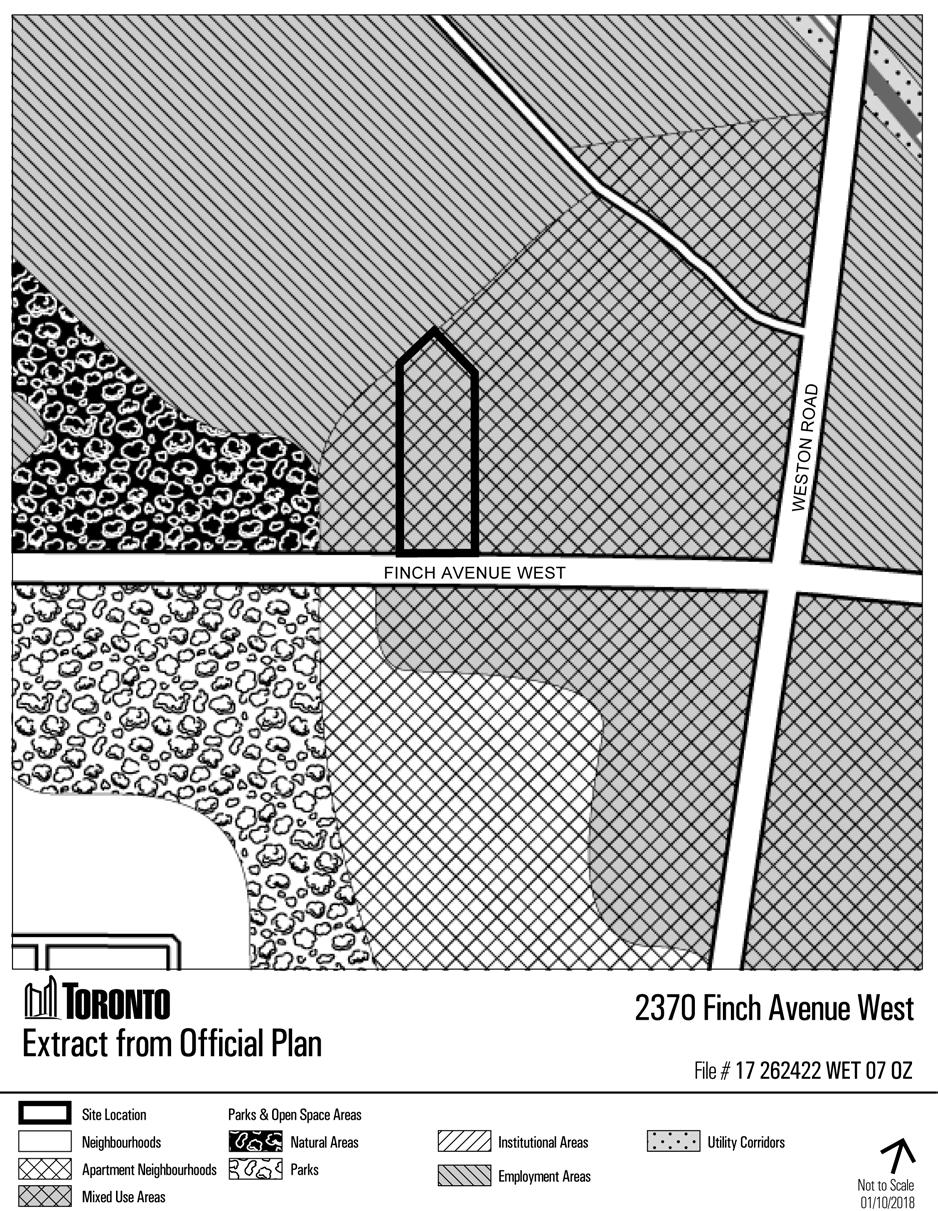 Attachment 3: Official Plan Land Use Map 2370 Finch Avenue