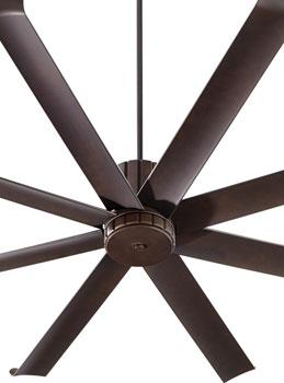 AVAILABLE FINISHES 196728-86 Oiled Bronze Oiled Bronze Blades 196728-65 Satin Nickel Satin Nickel Blades HEIGHT CHART FAN HEIGHT Using 4" Downrod Distance of 18" Distance of 15" GENERAL SPECS 2