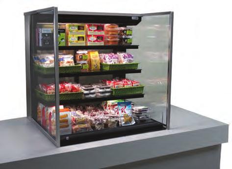 refrigeration rear access standard, front access option available Clear glass rear sliding doors Also available in Ambient models (DSV) Select from single deck, 1, 2 & 3 shelf