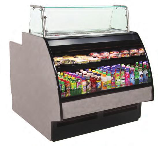 PREP/FOOD WELLS Fresh & Healthy Fusion GP RR Combo Prep Refrigerated Self-Service Combo 52-1/4 D x 55-1/2 H Breeze with EnergyWise refrigeration Prep area with adjustable pan rails Sanalite rear work