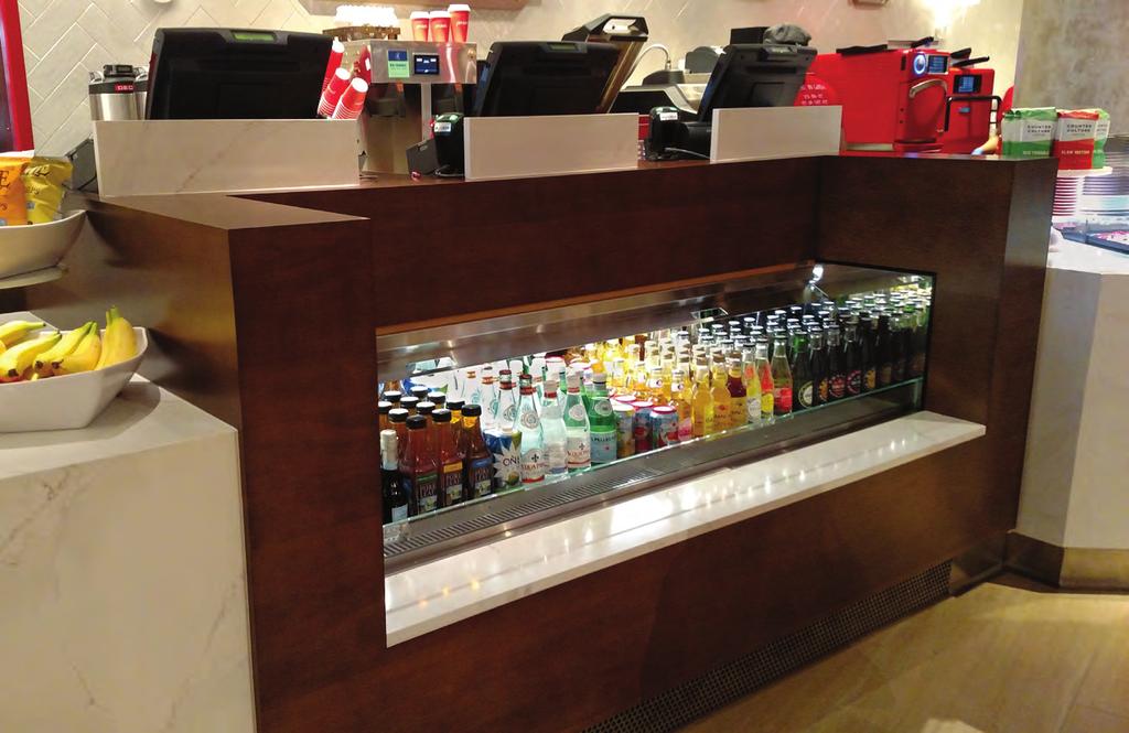 Models Shown: Oasis Self-Service Counter Cases (see