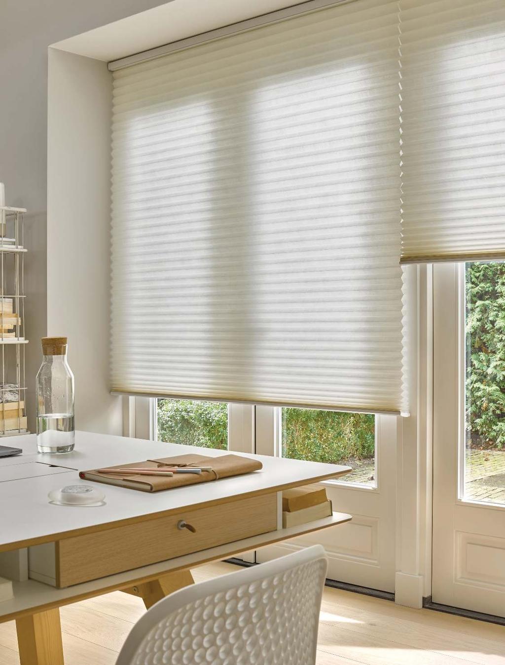 Your blinds can also be programmed to wake you gently in the