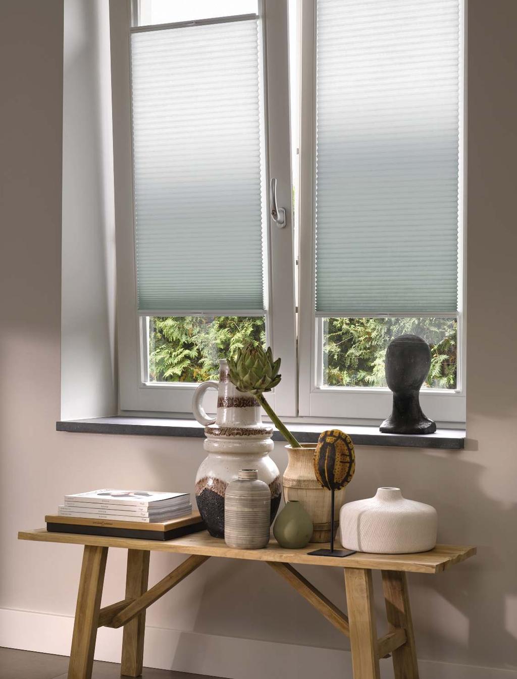 Plus, the compact design of Duette Shades can fit almost every type of window and shape from the smallest