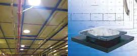 for lighting and ventilation of indoor environment, warehouses, factories, plants and workshops.