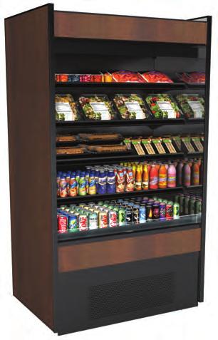 GRAB & GO Oasis BOX Model-24 D Refrigerated Self-Service Case 24-1/4 D x 82-3/8 H Breeze with EnergyWise refrigeration Standard on 24 & 32 D BOX
