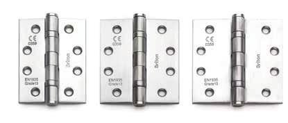 IDS-090 PRODUCT DATA SHEET REDEFINING DOOR HARDWARE SPECIFICATION 4700 Series Hinges A range of high performance ball bearing hinges in stainless steel.