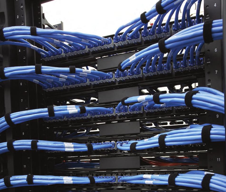 STRUCTURED CABLING As a fully-licensed, bonded and insured low-voltage cable