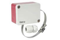 Strap on Temperature Sensors STC100, 200, 500, 600 STC strap on temperature sensors are designed for surface pipe mounting. The STC housing is equipped with a 20mm cable fitting.