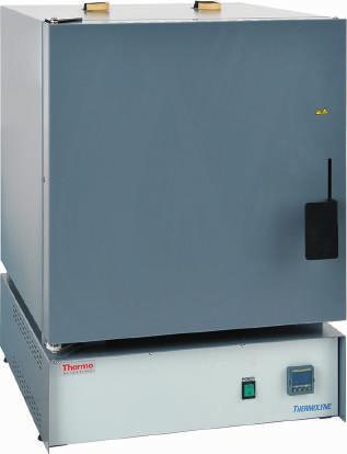 Box furnaces Thermo Scientific Thermolyne largest tabletop muffle furnaces Large chamber for spacious samples or high sample volumes Triple the work area using two supplied accessory refractory