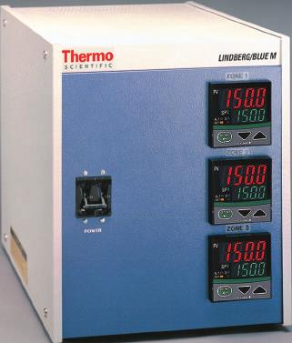 Thermo Scientific controllers for Lindberg/Blue M tube Furnaces Temperature accuracy and options for over-temperature control and multiple segment configuration Tube furnaces Control console Fully