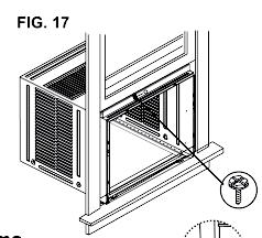 4. Attach the top angle to window frame: Use a 3/32 drill bit to drill one hole through the hole in the middle of top angle into the window frame, and drive one 3/4 (or 1/2 ) HEX-HEAD locking screw