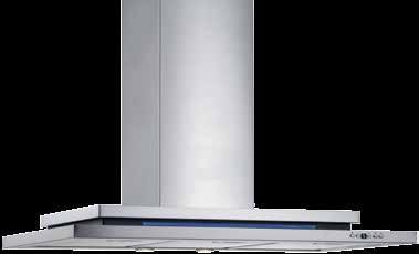 Indoor Wall Canopies DS3131S This wall mounted rangehood boasts a stunning blue light strip.