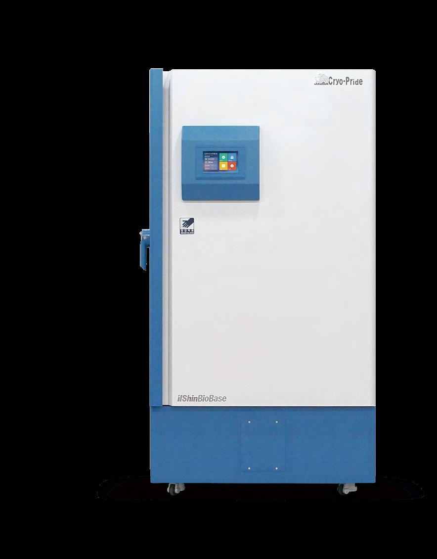 Combination of VIP(Vacuum Insulation Panel) and insulation by high pressure injection enable maximum insulation as well as lowest energy consumption for keeping your valuable samples with maximum
