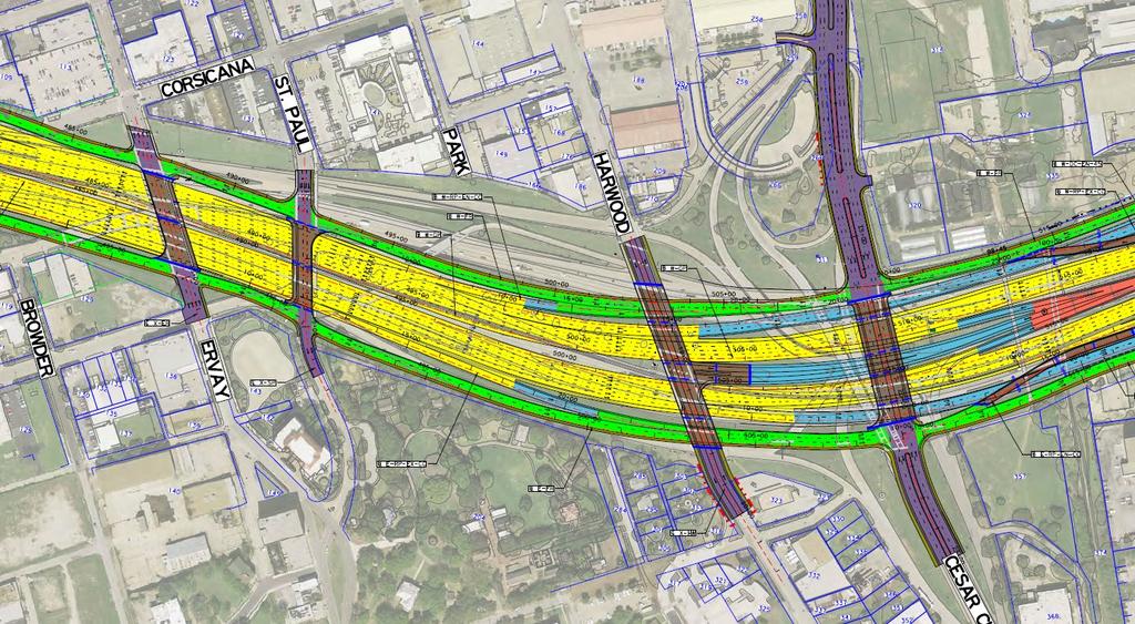 Maximize development potential of abandoned right-of-way TxDOT concept plans indicate