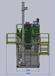 2) Land Transportation Dimension:11500x2300x3300mm Lower the centrifuge and cuttings dryer to the low