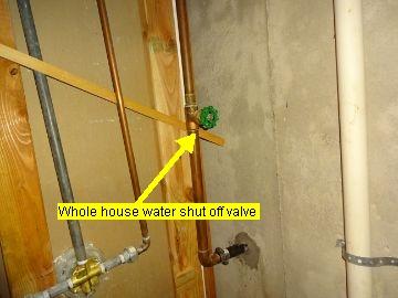Plumbing 1. Main Shut Off & Water Pressure The whole house shut off is located in the lower level mechanical room closet. Water pressure was observed and no deficiencies found. 2.