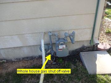 Gas Main, Shut Offs & Distributions NOTE: Recommend labeling all shut off valves for emergency and