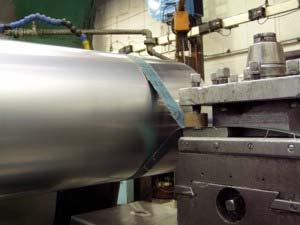 5. Cylinder Material: Black Steel No weld on the roll The cylinder is turned inside the Primus factory: Quality control