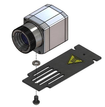Installation 17- Step 3: Mounting the PI cameras Figure 11: PI 4xx/ 640/ 1M/ 05M attachment