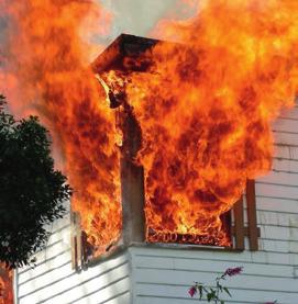 Fires are fast By now, smoke alarms should have detected the fire and alerted your family.